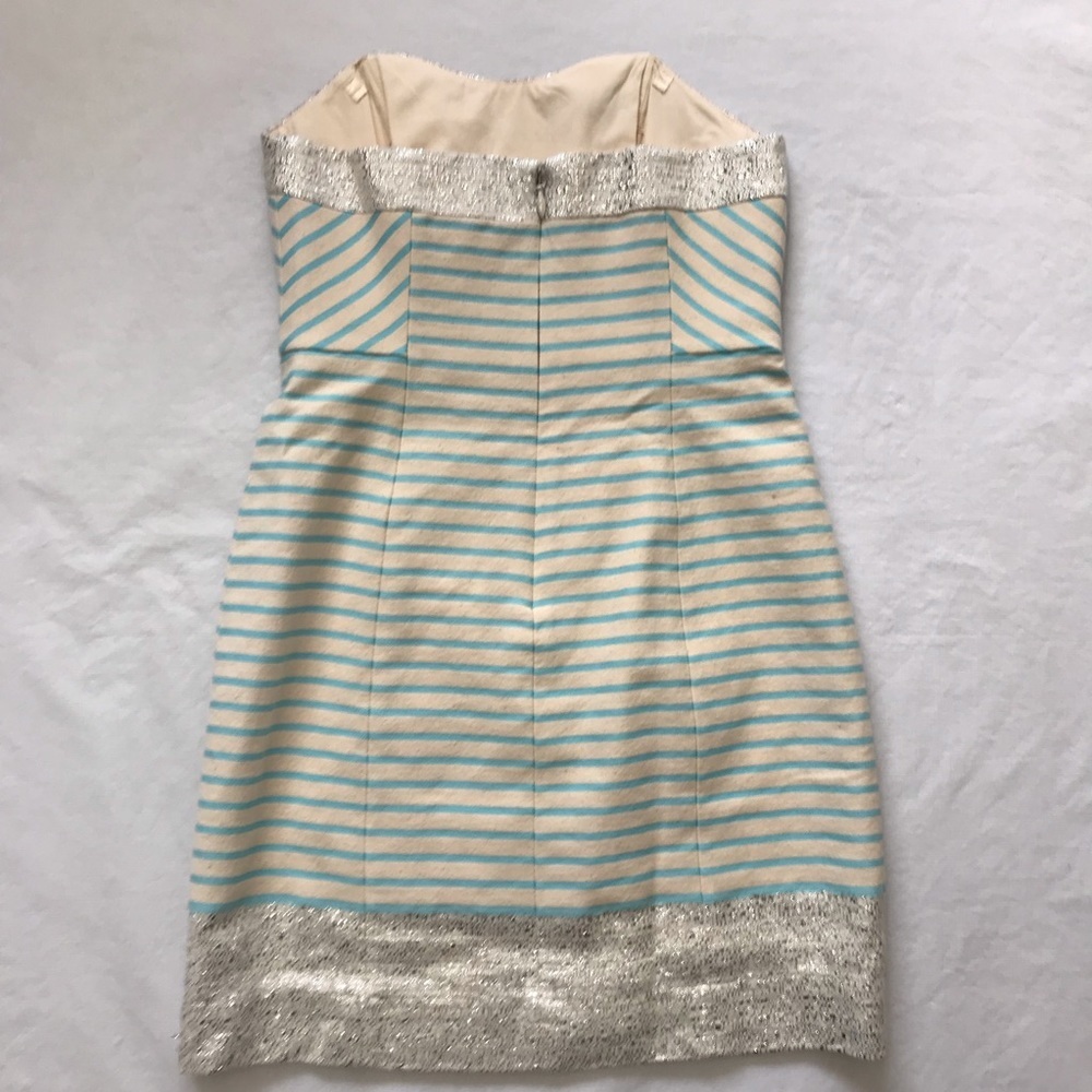 Lilly ePulitzer Remi Strapless Blue Horizon Mini Dress - Picture 11 of 13